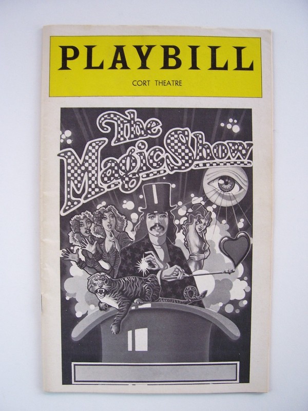 The Magic Show Playbill August 1978 Steven Peterman, Gwendolyn Coleman