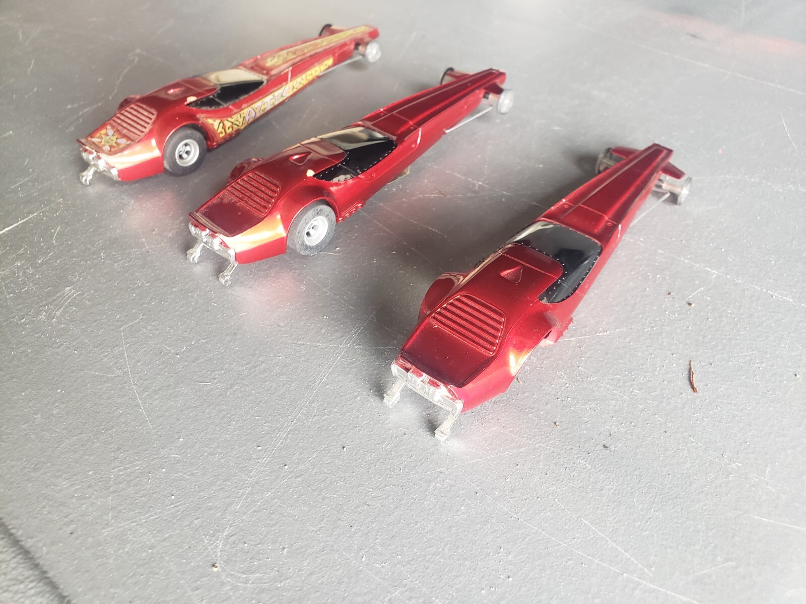 1973 AURORA AFX DRAGSTER AZTEC HO Slot Car bodies for parts eBay