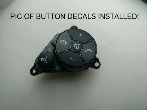 Paquete de reparación de botones negros mate para Mercedes Benz 10-14 pegatinas solución - Imagen 3 de 3