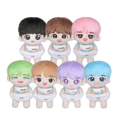 Kpop Star Park Ji Min Kim Tae Hyung Min Yoon Gi Suga Plush 15cm Doll Stuffed Toy