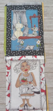 sophisticates loralie fun fabric 16 x 5 inch 2 blocks #1002 1pc new