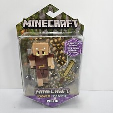 2021 Minecraft Caves & Cliffs Action Figure: PIGLIN (w/ In-Game Item Code!)