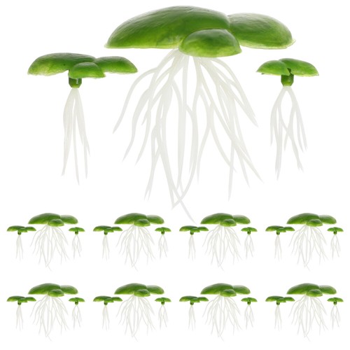2 Packs Floating Aquarium Plants Realistic Water Plant Realistic Aquarium Plants