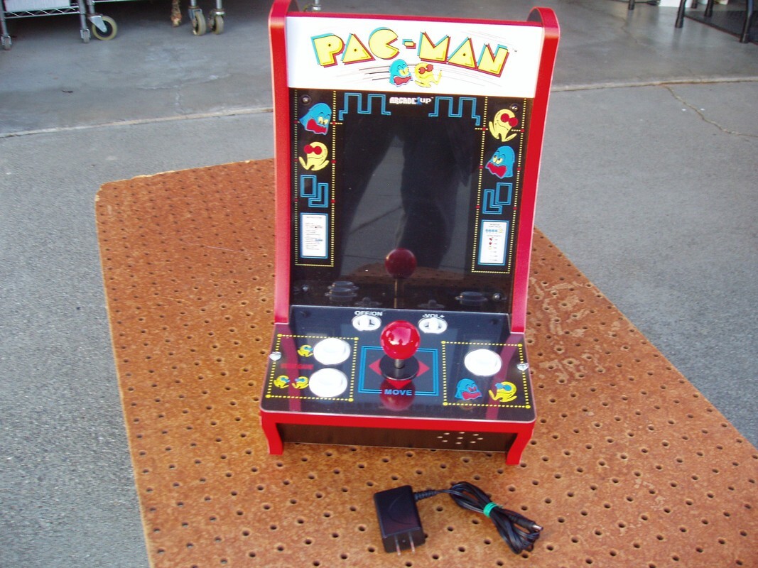 ARCADE 1UP PAC MAN GALAGA TABLE TOP ARCADE MACHINE MODEL 8295 NICE ...