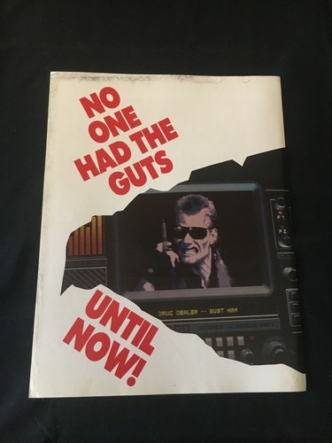 Williams Narc Pinball Machine Flyer, 1988 NOS - Picture 1 of 2