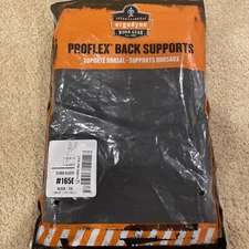 Ergodyne Tenacious Work Gear Proflex Back Supports #1650 Econo Black 3XL NEW