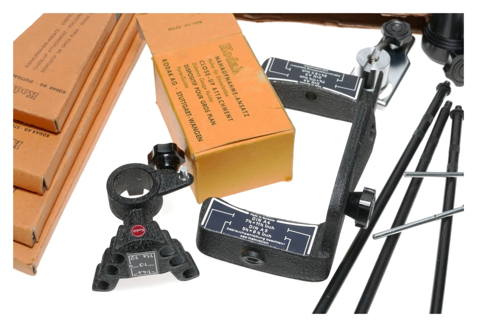 Kit de soporte de copia Kodak Retina plataforma de cámara de vidrio accesorios de primer plano C Foto 4 de 4