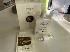 Vintage Royal Secret Germaine Monteil Luxury Lotion with Box + Manual 8 oz EMPTY