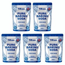 Pure Baking Soda Sodium Bicarbonate Food Grade Bi Carb Fine Powder 5KG Pouch