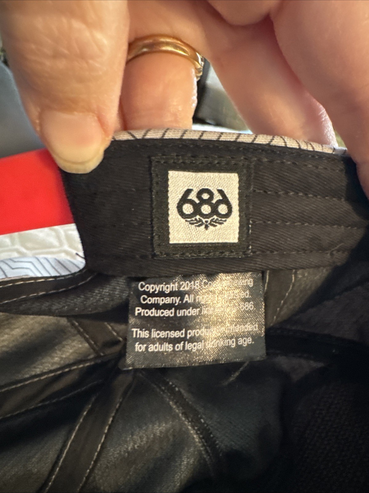 686 Coors Light Hat Cap SnapBack Patch Patterned … - image 5