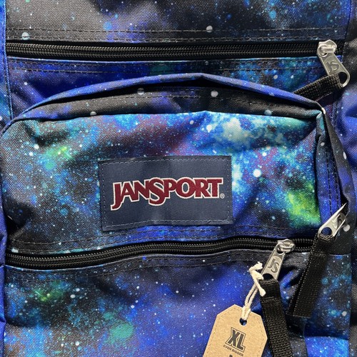 JanSport Big Student 17.5" Backpack Book Bag Stars Cyberspace Galaxy School - Picture 4 of 21