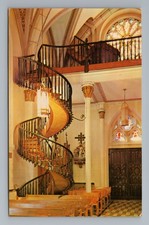 Santa Fe New Mexico The Miraculous Staircase Vintage Postcard