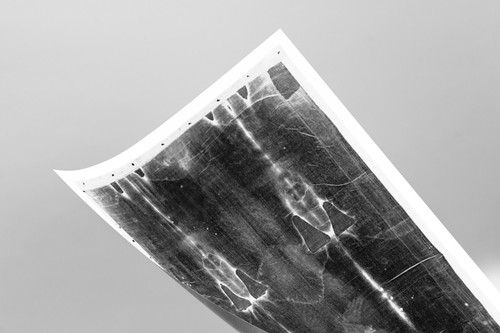 Shroud of Turin Jesus Christ Burial Photo Poster Print 9 x 36 in Negative B&W XL - Picture 2 of 3