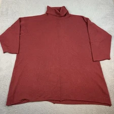 Eskandar Oversized Sweater One Size Merino Wool Womens Scotland Handloomed