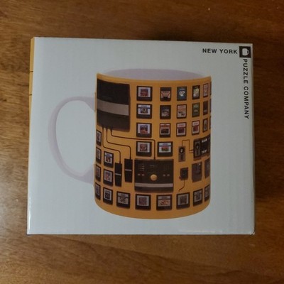 NEW YORK PUZZLE COMPANY VIDEO GAME MUG ATARI/NINTENDO 15 OZ. NIB