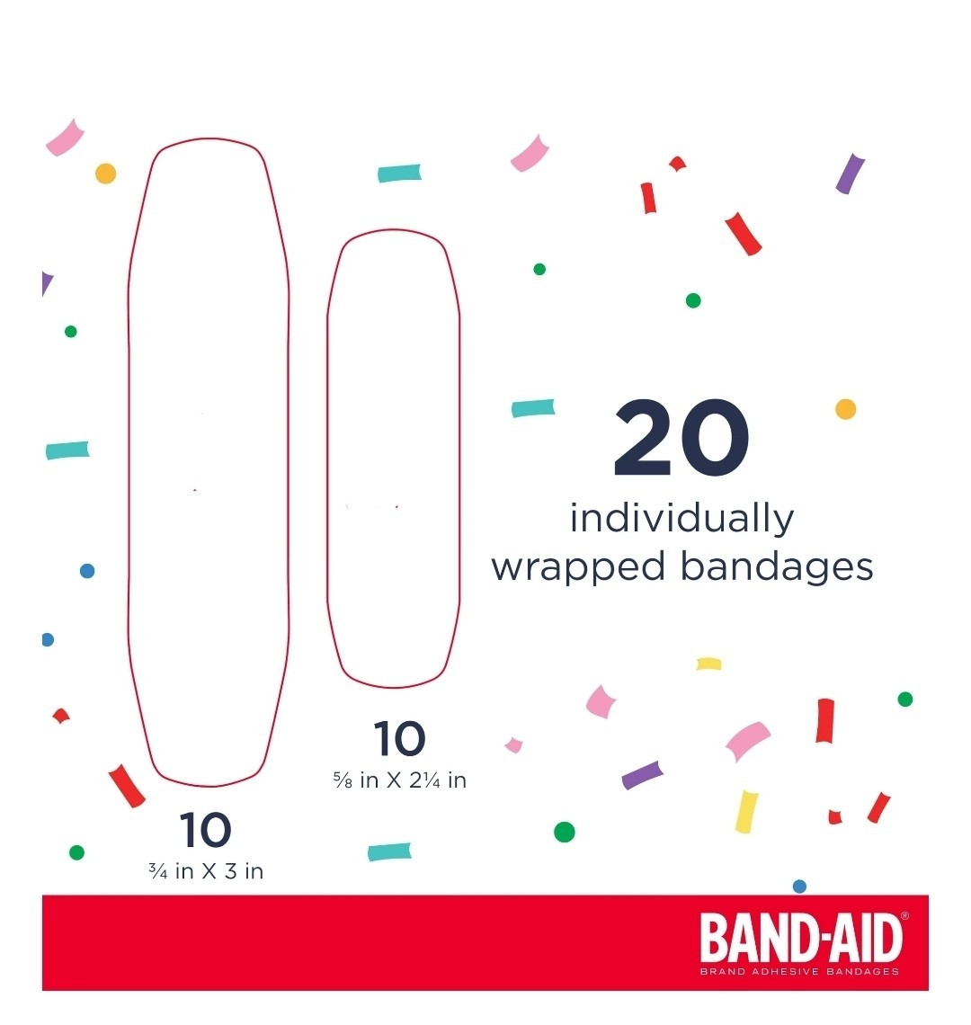 BAND-AID Brand Adhesive Bandages Featuring MARVEL Spiderman Assorted Sizes 20 Ct