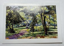 Vintage Handi-Card Blank Greeting Card Forest...