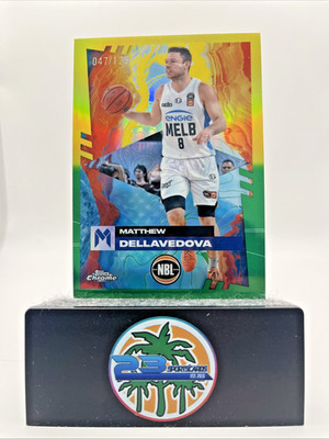 2024-25 Topps Chrome NBL - Golden Wattle #43 MATTHEW DELLADOVA #47/125