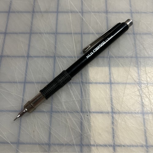 VTG OHTO Niji Grip 500 BLK Automatic Double Knock Mechanical Pencil .5mm Japan