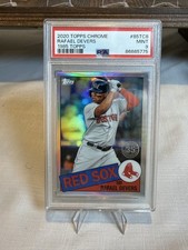 Rafael Devers 2020 Topps Chrome - 1985 Topps PSA 9 #85TC-8 Red Sox Giants