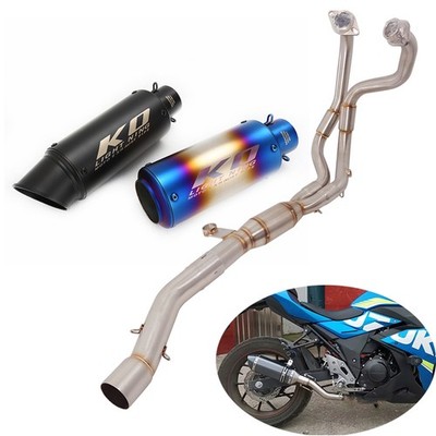 For Suzuki GSX250R 2018-2025 Full Exhaust System Header Link Pipe 51mm Mufflers