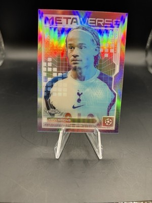 2025-26 Topps Chrome  UEFA Champions League Xavi Simons Metaverse SSP Spurs 