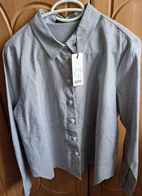 NEU! Someday Bluse ''Ztella structure'' Gr. 40 (evtl. auch 42)  grau NP 69,99 