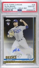 2019 Topps Chrome Update Target Gold Refractor 20/50 Jalen Beeks PSA 10 Auto 8d2