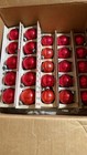 Vintage Shiny Brite 12 RED Glass Christmas Tree Ornaments In Box + 6 sleeves + — photo 3
