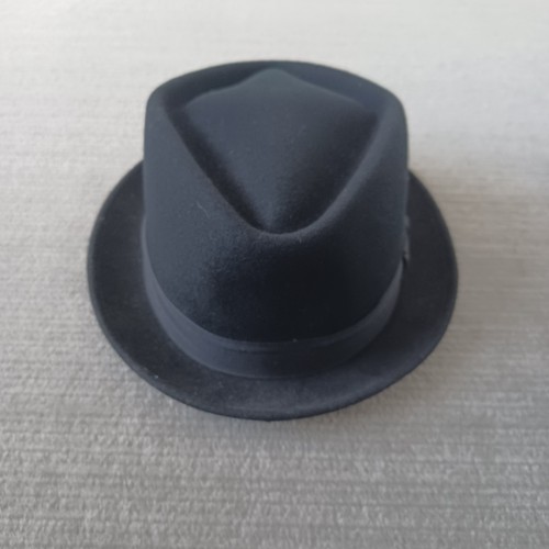 Bailey Of Hollywood Lasham Jack Black Wool Felt Fedora Large Made USA - Picture 10 of 11