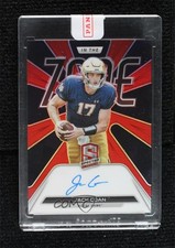 2022 Panini Chronicles Draft Picks Red 17/75 Jack Coan #Z-JCO Auto 0w8