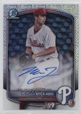 2025 Bowman Chrome Prospect Mega Box Auto Mick Abel #BMA-MA Auto 4g8