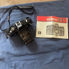 Konica AUTOREFLEX TC 35mm SLR Camera Hexanon AR 50mm F1.7 Lens