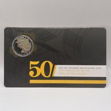 2015 50 Cent Coloured Coin - RAM 50th Anniversary | 2015 Berlin Money Fair - Unc