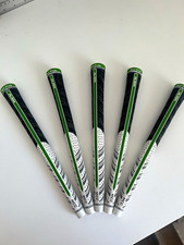 Golf Pride MCC Align Midsize Rubber Golf Grips Black/White/Green Set of 5