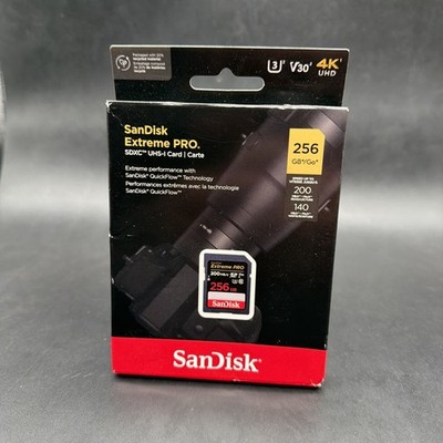 SanDisk Extreme PRO 256GB SDXC UHS-I Speicherkarte in OVP