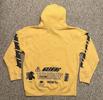 Rare Exclusive HARD × Brockhampton Henock Sileshi Size M Medium Yellow Hoodie