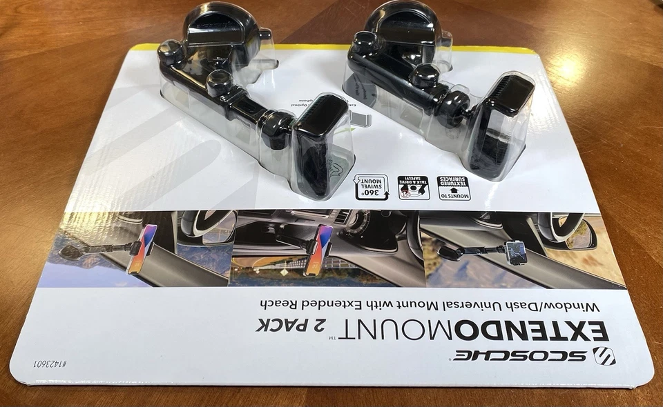 2 x Scosche ExtendoMount Window Dash Universal Phone Mount Apple Samsung Extendo - Image 3 of 4