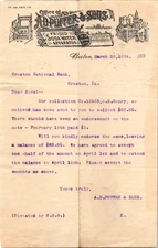 Puffer & Sons Boston MA 1894 Letterhead Frigid Soda Water Apparatus
