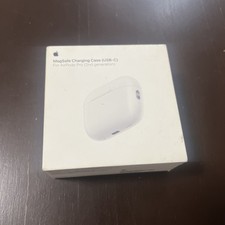 White USB-C Charging Case for Apple AirPods Pro 2nd Gen Model A2968