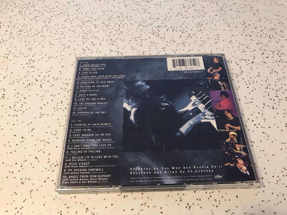 Bonnie Raitt  2 Cd Set  Road Tested  Live Performance   1995   VG+ Condition Foto 2 de 4