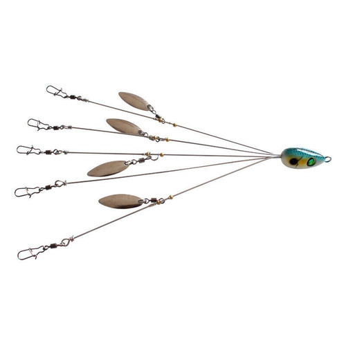 5/1 Pcs Rig 5 Arms 4 Blades Umbrella Rig Fishing Lures Bait Bass Crappie - Picture 11 of 19