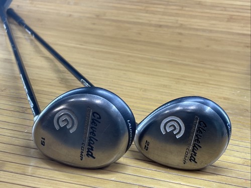 Cleveland Launcher Comp 3 Fairway Woods 19 And 22 degree w/Graphite R Flex Shaft - Picture 9 of 21