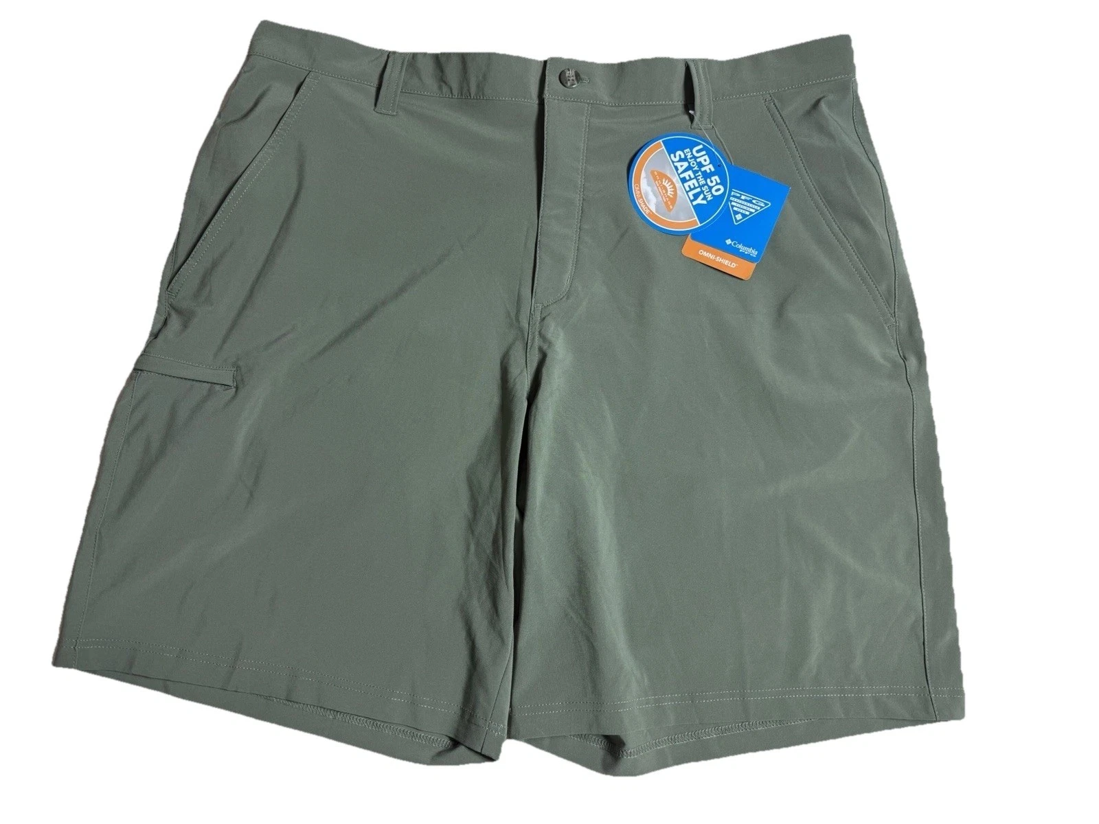 Columbia PFG Grander Marlin II Offshore Short Men's 42 Green Fishing 50 UPF NEW