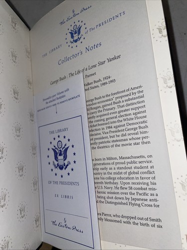 Easton Press: PRESIDENT GEORGE H. WALKER BUSH: TEXAS: KENNEBUNKPORT: MAINE - Picture 5 of 7