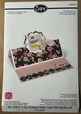 sizzix dies regal stand up card dies