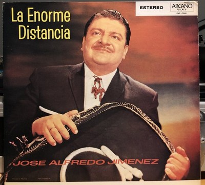 Jose Alfredo Jimenez 1962 Lp La Enorme Distancia VG Mariachi Ranchero 