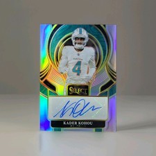 2025 Panini Select KADER KOHOU Silver Prizm AUTO #SIP-KKU - Miami Dolphins 💎