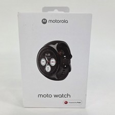 Motorola Moto Watch 47mm Activity Tracker Sportwatch XT2547-2, Black