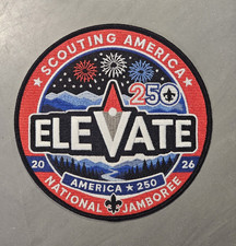 Boy Scouts 2026 National Jamboree Elevate America 250 Anniversary Back Patch